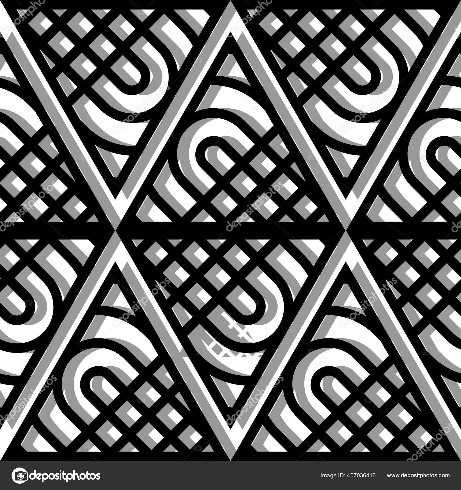 Schwarze Geometrische Formen Mit Grauen Schatten Auf Weissem Hintergrund Gestreifte Vektorgrafik Lizenzfreie Grafiken C Lazin 407036416 Depositphotos depositphotos