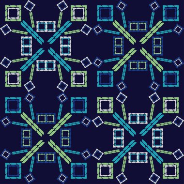 Noel dekoratif kar taneleri. Kusursuz bir geçmişi var. Boho tarzı. Web tasarımı veya yazdırma için vektör illüstrasyonu.