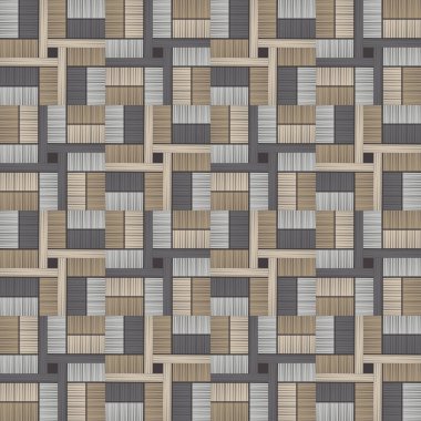 Kahverengi zemin, ahşap desenli. Geometri. Kusursuz desen. Web tasarımı veya yazdırma için vektör illüstrasyonu.