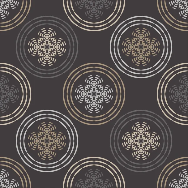 Noktalardan geometrik şekiller. Dijital süs. Yarı tonda. Kusursuz desen. Web tasarımı veya yazdırma için vektör illüstrasyonu.