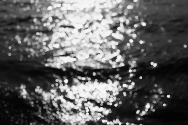 Black White Landscape Photo Water — Stock Photo, Image