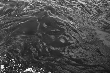 su siyah beyaz manzara fotoğraf