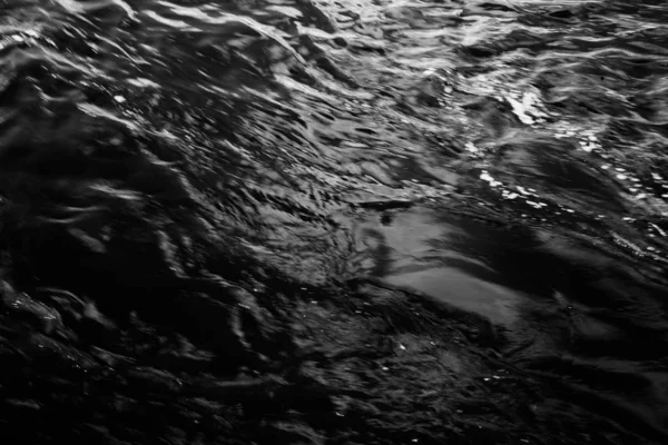 Черно Белый Пейзаж Фото Воды — стоковое фото