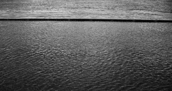 Foto Paesaggio Bianco Nero Acqua — Foto Stock