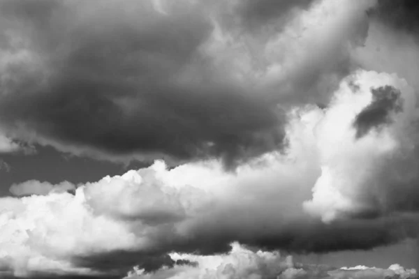 Cielo Blanco Negro Paisaje Fotografía — Foto de Stock