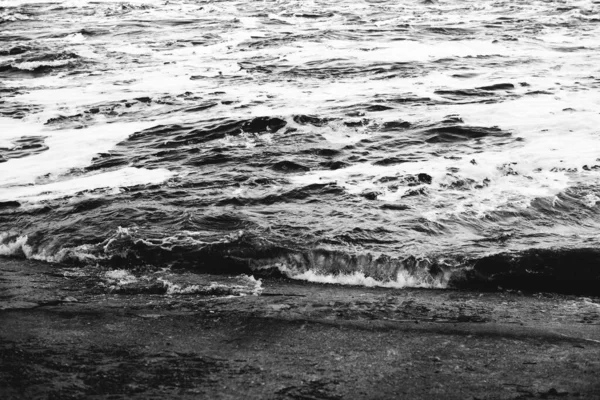 Textura Agua Blanco Negro Fondo Agua —  Fotos de Stock