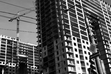 Kentsel mimari, şehir manzarası, arka plan ve doku