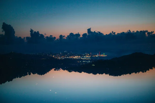 Fotografia Paesaggio Colori Del Tramonto — Foto Stock