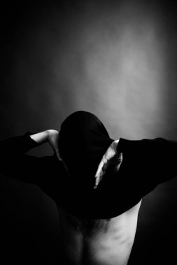 Siyah beyaz insan portresi, siyah beyaz insan resmi.