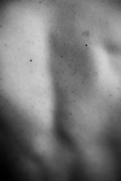 Деталі Тіла Чорно Білий Портрет Людини Чорно Біле Фото Людини — стокове фото