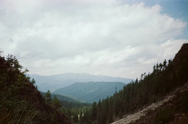 Filmová Krajina Fotografie Barevná Krajina Barevný Film Příroda Fotografie — Stock fotografie