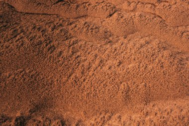 Renk manzarası, kum örneği, toprak dokusu, doğanın arka planı.