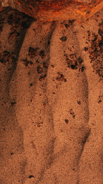 Кольоровий Пейзаж Зразок Піску Текстура Землі Фон Природи — стокове фото