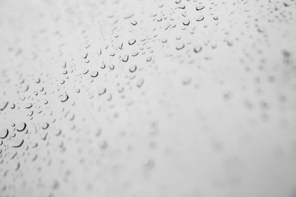 Esőcseppek Ablaküvegen Páralecsapódás Ablakon Természetes Háttér — Stock Fotó