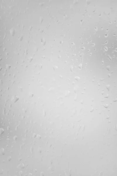 Raindrops Window Glass Condensation Window Natural Background — Stock Photo, Image