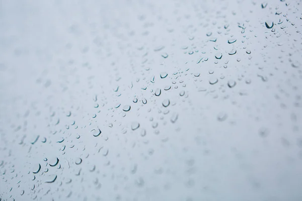 Gotas Lluvia Vidrio Ventana Condensación Ventana Fondo Natural Textura Color —  Fotos de Stock