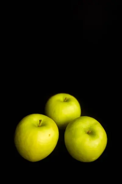 Manzanas Verdes Fruta Fresca Fondo — Foto de Stock