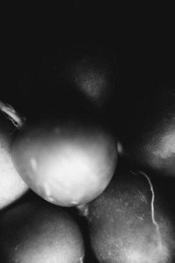 Sebzeler koyu arkaplanda