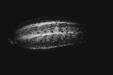 Koyu arkaplanda taze salatalık