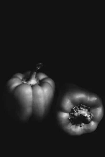 Zöldségek Sötét Háttérrel — Stock Fotó