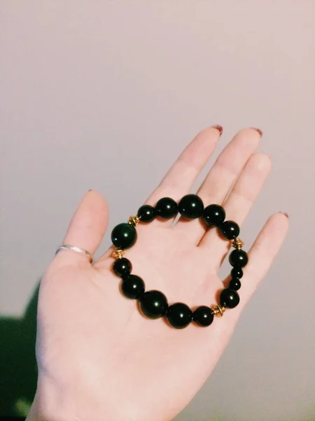 Boho Intention Bracelets Браслет Зроблений Природних Каменів Ювелірні Вироби — стокове фото