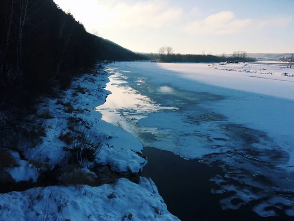 冬の風景 色の風景写真 — ストック写真