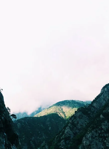 Βραχώδη Βουνά Τοπίο Φόντο Και Υφή Φόντο Της Φύσης — Φωτογραφία Αρχείου