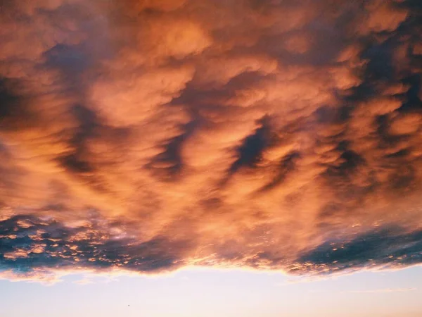 Φυσικό Υπόβαθρο Τοπίο Χρώμα Ηλιοβασίλεμα Ουρανό Φόντο Υφή — Φωτογραφία Αρχείου