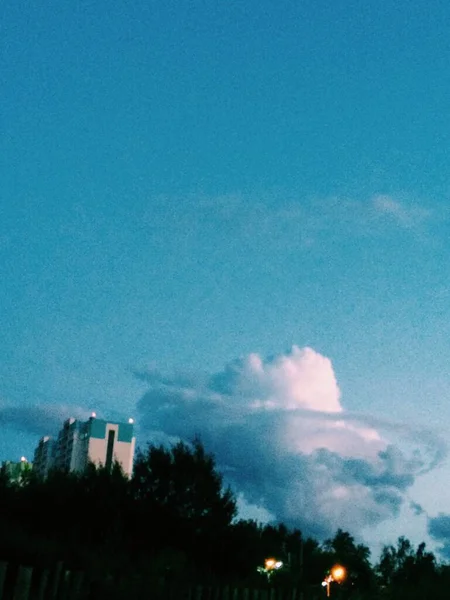 Fundos Naturais Paisagem Cor Céu Por Sol Fundo Textura — Fotografia de Stock