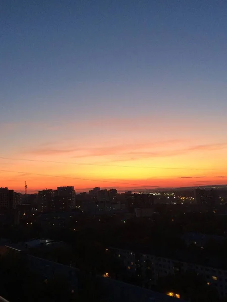 自然の背景 色の風景 夕焼け空 質感の背景 — ストック写真