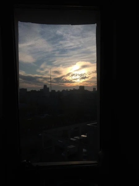 Φυσικό Υπόβαθρο Τοπίο Χρώμα Ηλιοβασίλεμα Ουρανό Φόντο Υφή — Φωτογραφία Αρχείου