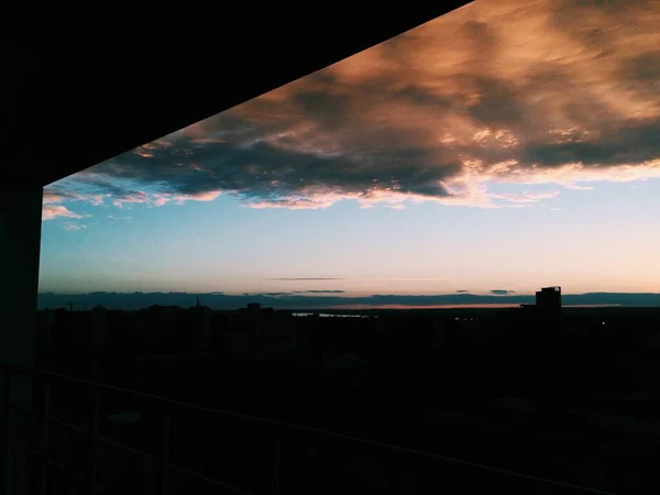 Doğal Arkaplan Renk Manzarası Gün Batımı Gökyüzü Doku Arkaplan — Stok fotoğraf