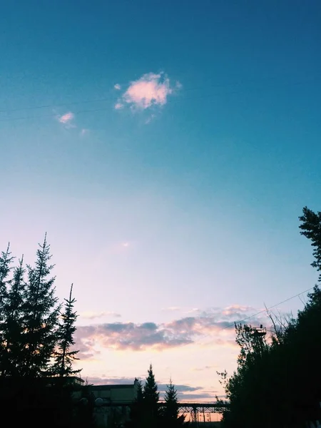 自然の背景 色の風景 夕焼け空 質感の背景 — ストック写真