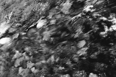 Siyah ve beyaz su dokusu, su arka planı, doğal arkaplan