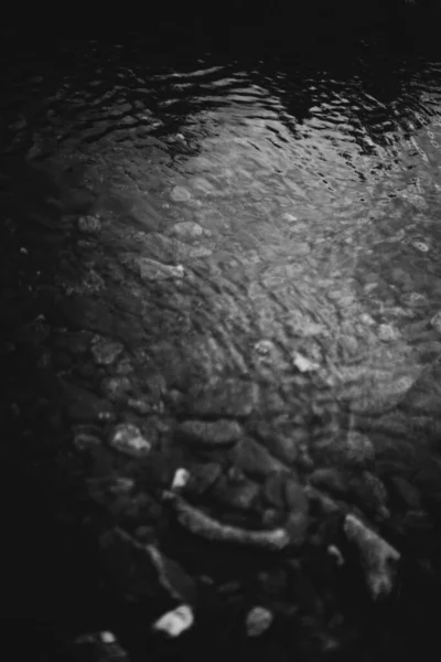 Текстура Черно Белой Воды Водный Фон Природные Фон — стоковое фото