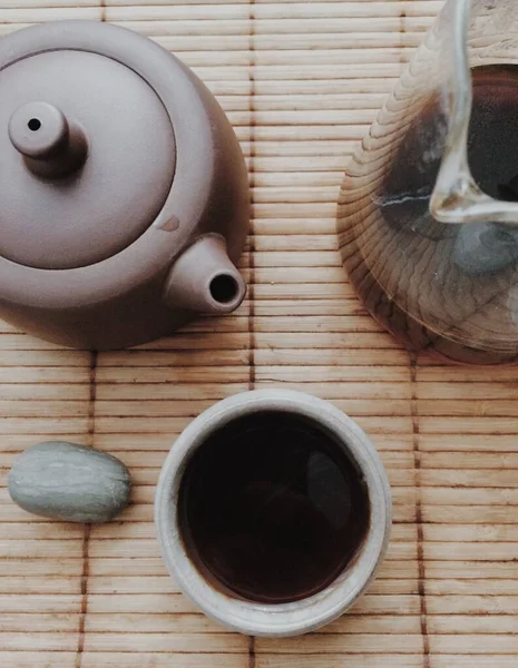 Çin çayı, çay seremonisi, yakın plan çay.