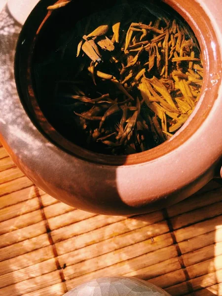 Китайский Чай Чайная Церемония Чай Крупным Планом — стоковое фото