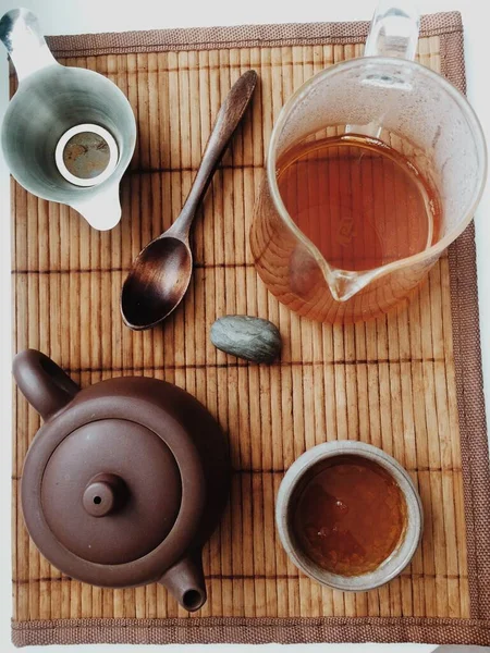 Chinese Tea Tea Ceremony Tea Close — Stock Photo, Image