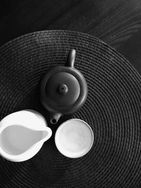 Chinesischer Tee Teezeremonie Makrotee — Stockfoto