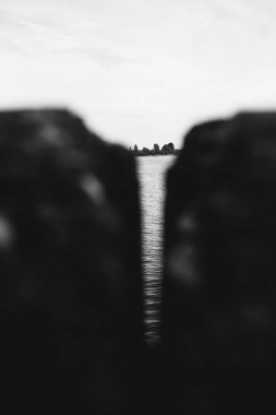 Şehir geometrisi, modern mimari, soyut ve ilham verici mimari tasarım. Sanatsal resim ve bakış açısı