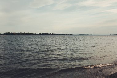 Suyun manzara rengi fotoğrafı, gerçek dalgalar, deniz gelgiti