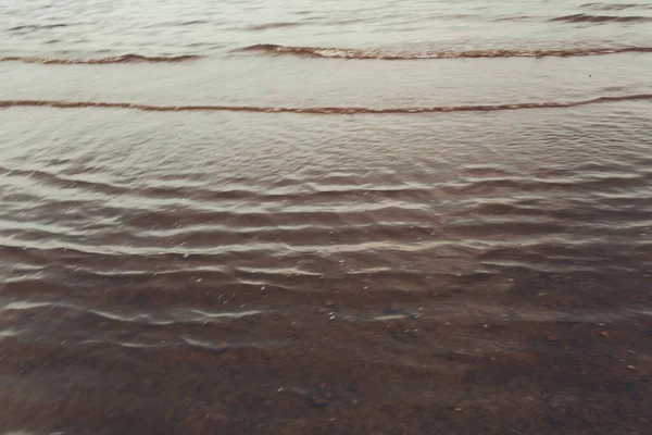 Landscape Color Photo Water Real Waves Sea Tide — Stock Photo, Image