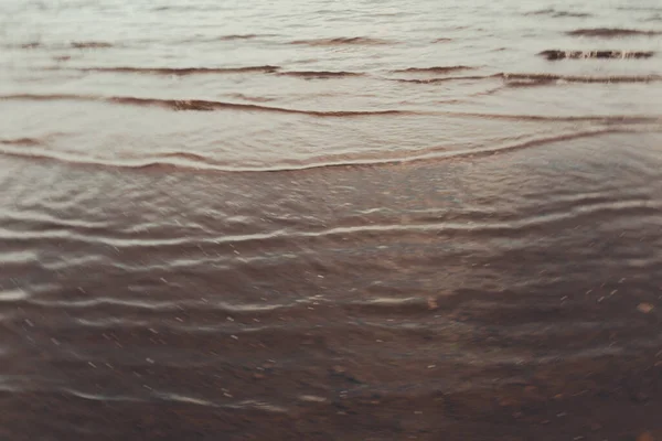 Paisagem Cor Foto Água Ondas Reais Maré Mar — Fotografia de Stock