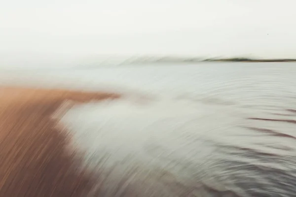 Landskap Färg Foto Vatten Riktiga Vågor Tidvatten — Stockfoto