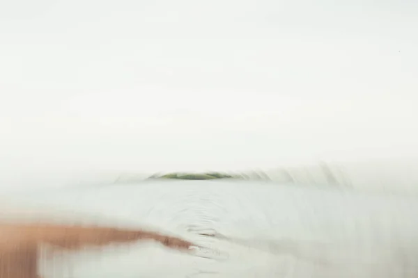 Landschap Kleur Foto Van Water Echte Golven Zee Getij — Stockfoto