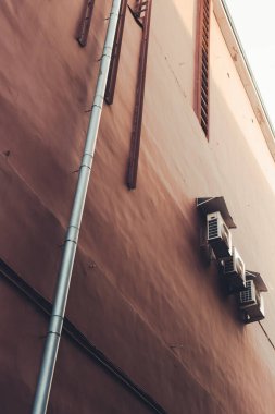 Şehir geometrisi, modern mimari, soyut ve ilham verici mimari tasarım. Sanatsal resim ve bakış açısı