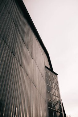 Şehir geometrisi, modern mimari, soyut ve ilham verici mimari tasarım. Sanatsal resim ve bakış açısı