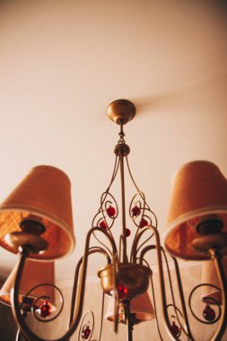 Kristal Avize, lüks bir avizenin şık fotoğrafı.