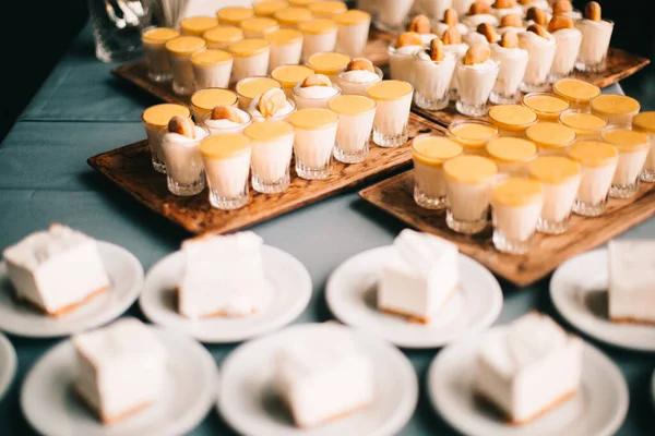 Wedding Party Table Delicacies Food Celebration — Stock Photo, Image