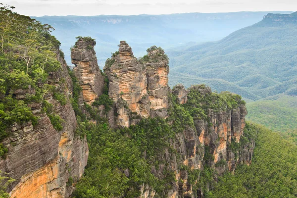 Tre Systrarna Blue Mountains Australien Stockbild
